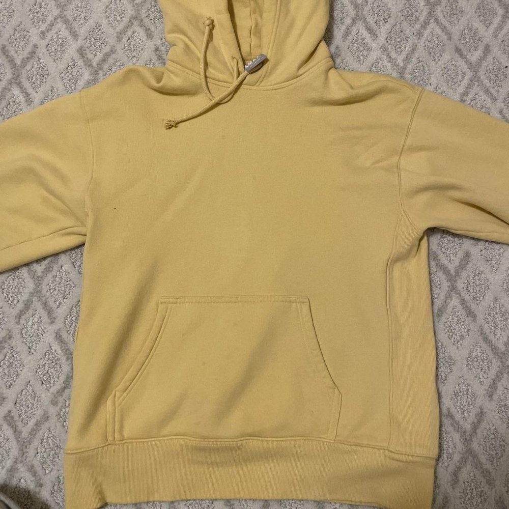 Aritzia Yellow Boyfriend Hoodie